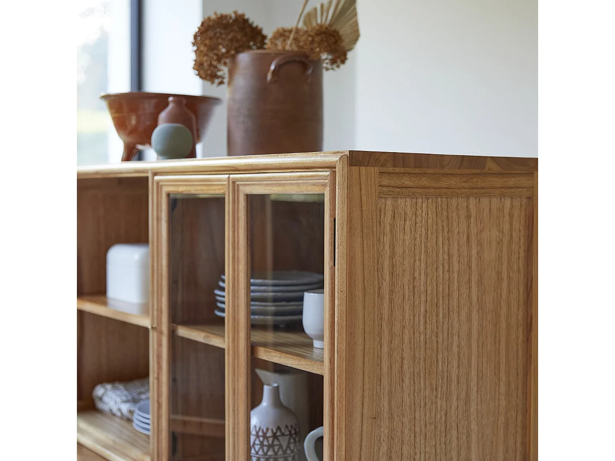 Vitrine Alex aus Mindiholz 120