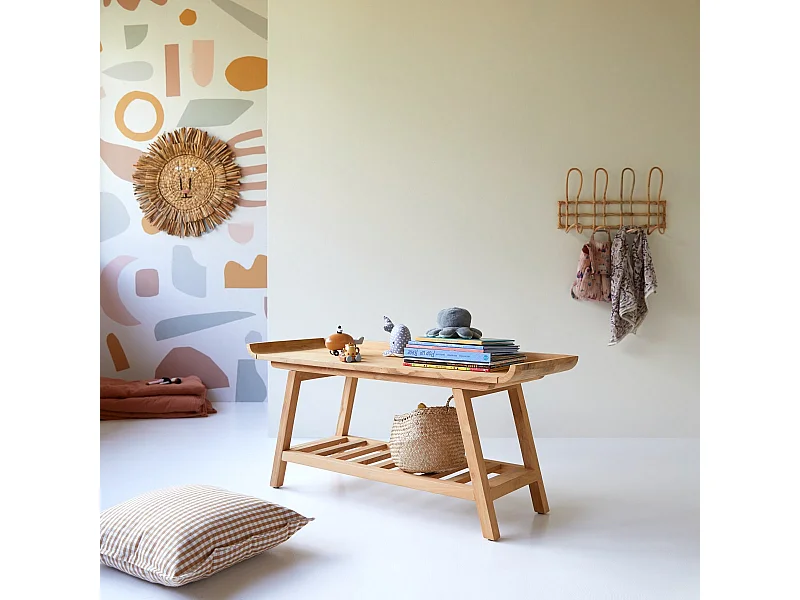 Console basse enfant en bois de teck 110 Pampa