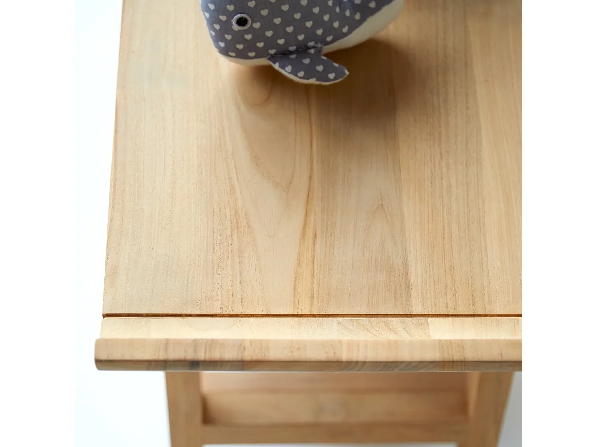 Consolle bassa per bambini in legno di teak 110 cm Pampa