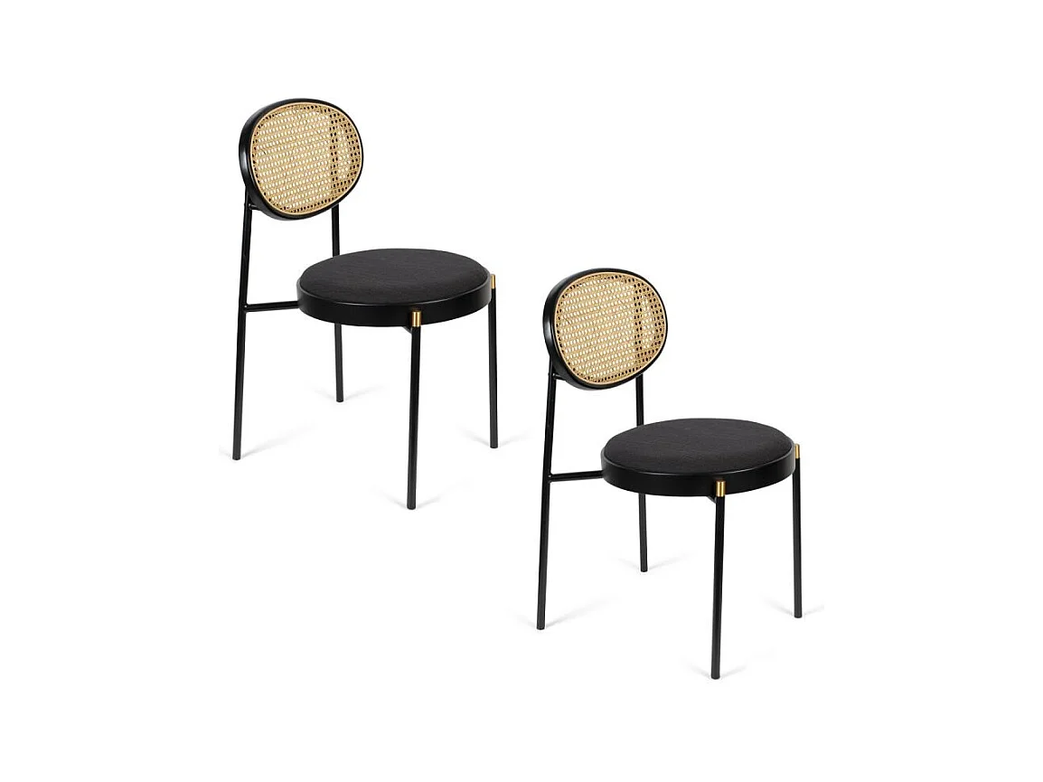 2 Chaise contemporaines "Don't Stop The Webbing"