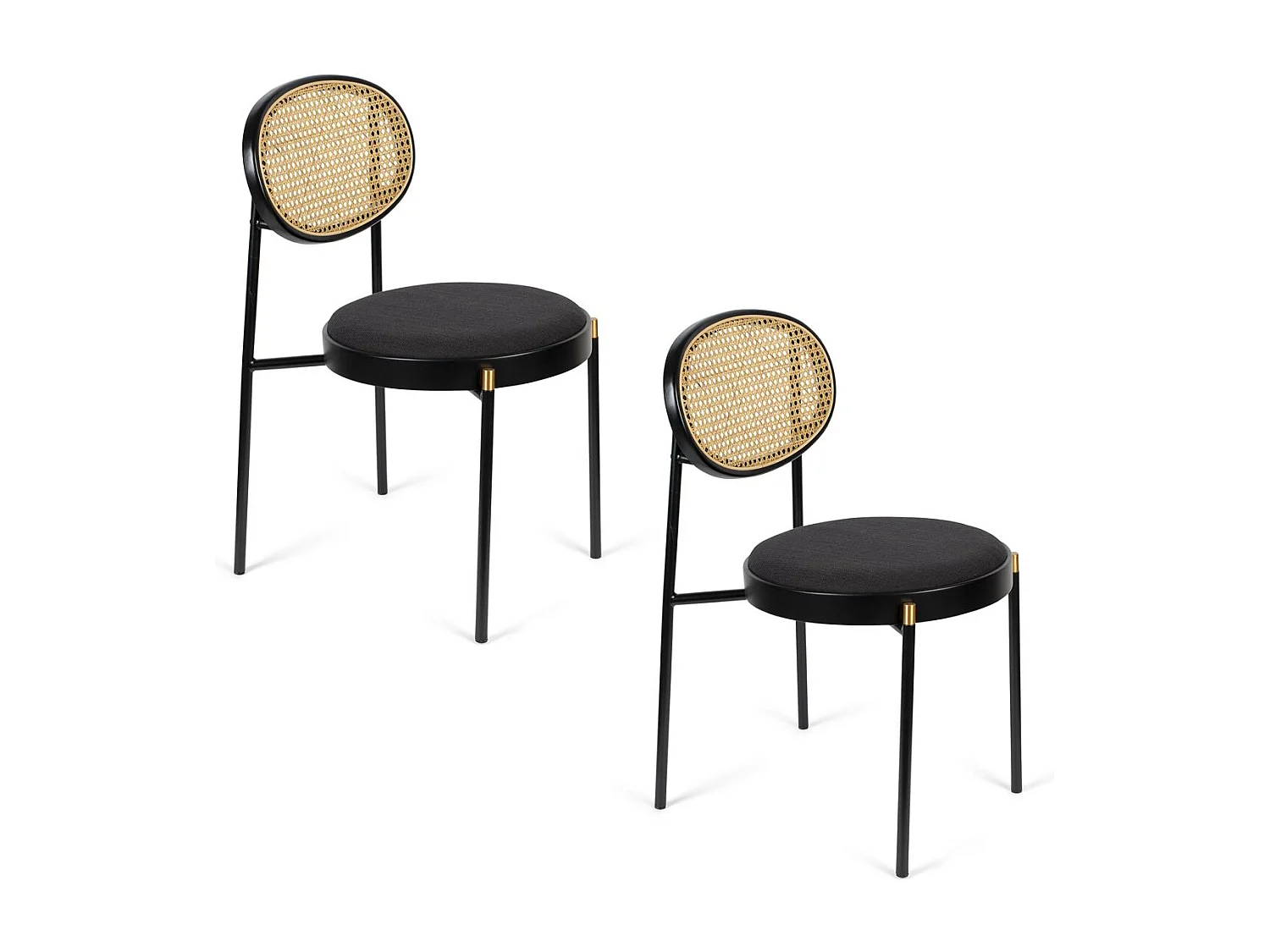 2 Chaise contemporaines "Don't Stop The Webbing"