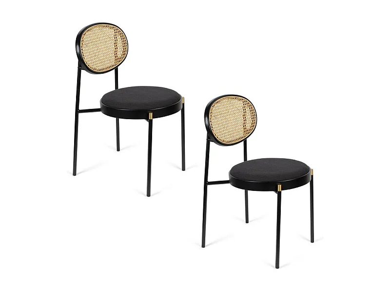 2 Chaise contemporaines "Don't Stop The Webbing"