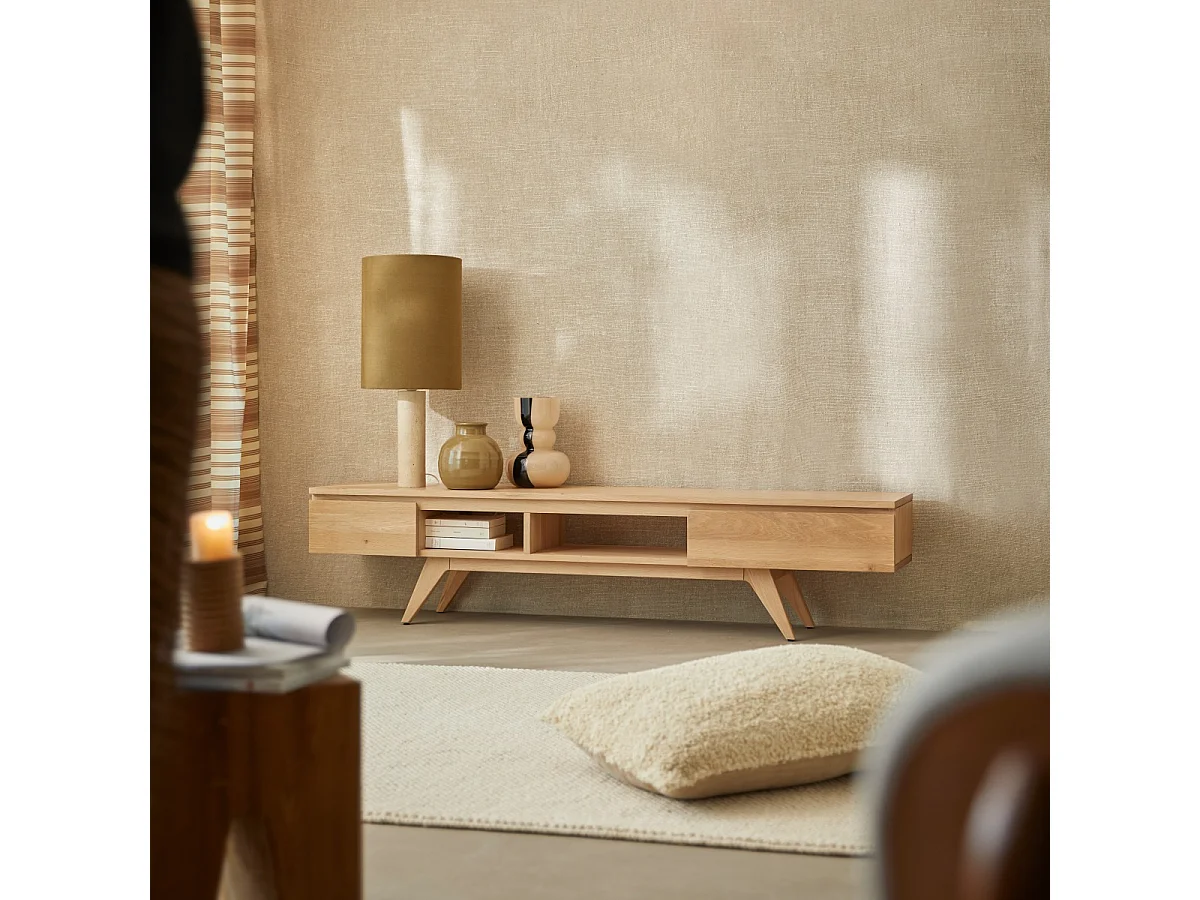 Mobile TV in legno di rovere 180 Esmée