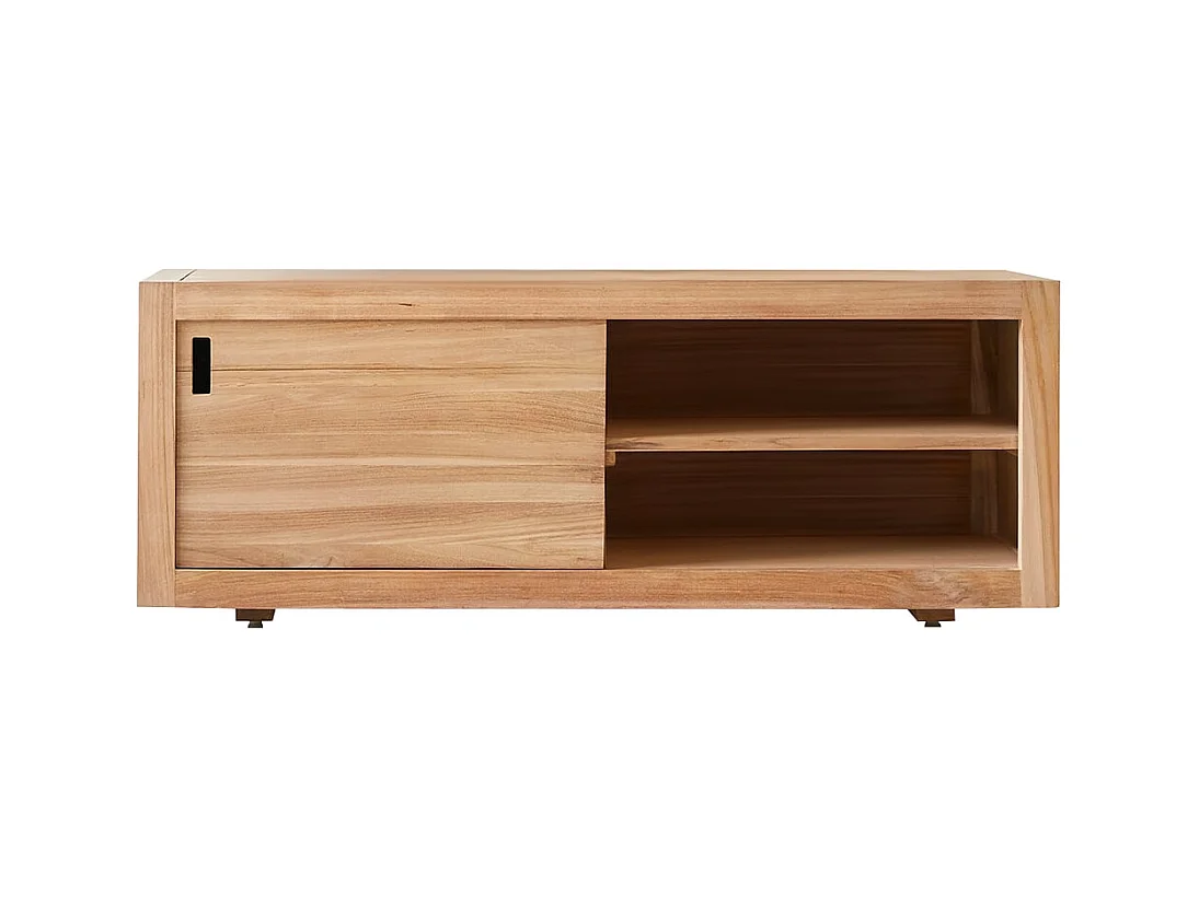 Mobile porta TV televisore legno massello Teak Teck Tek 120 cm design scandinavo