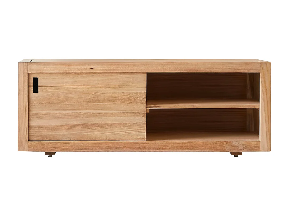 Mobile porta TV televisore legno massello Teak Teck Tek 120 cm design scandinavo