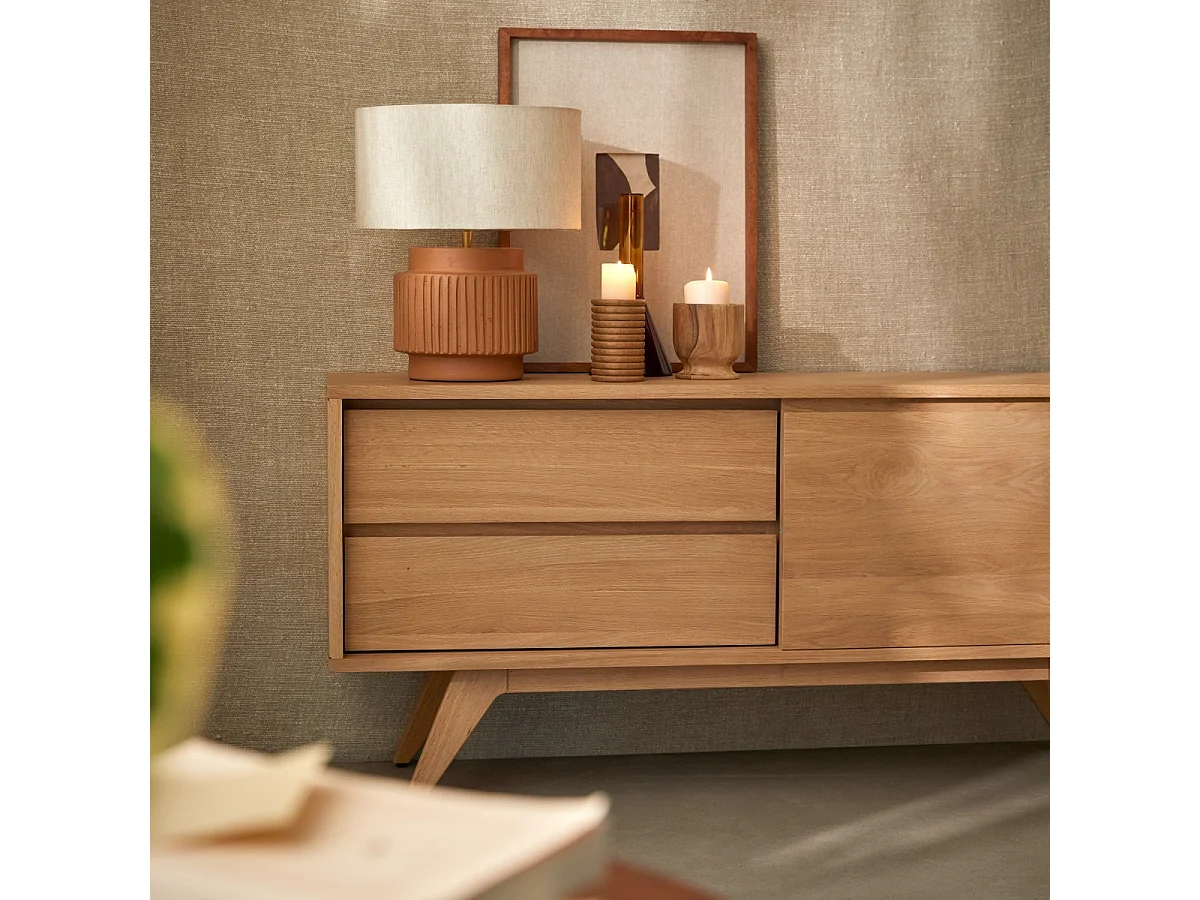 TV-Möbel aus Eichenholz 130 Esmée