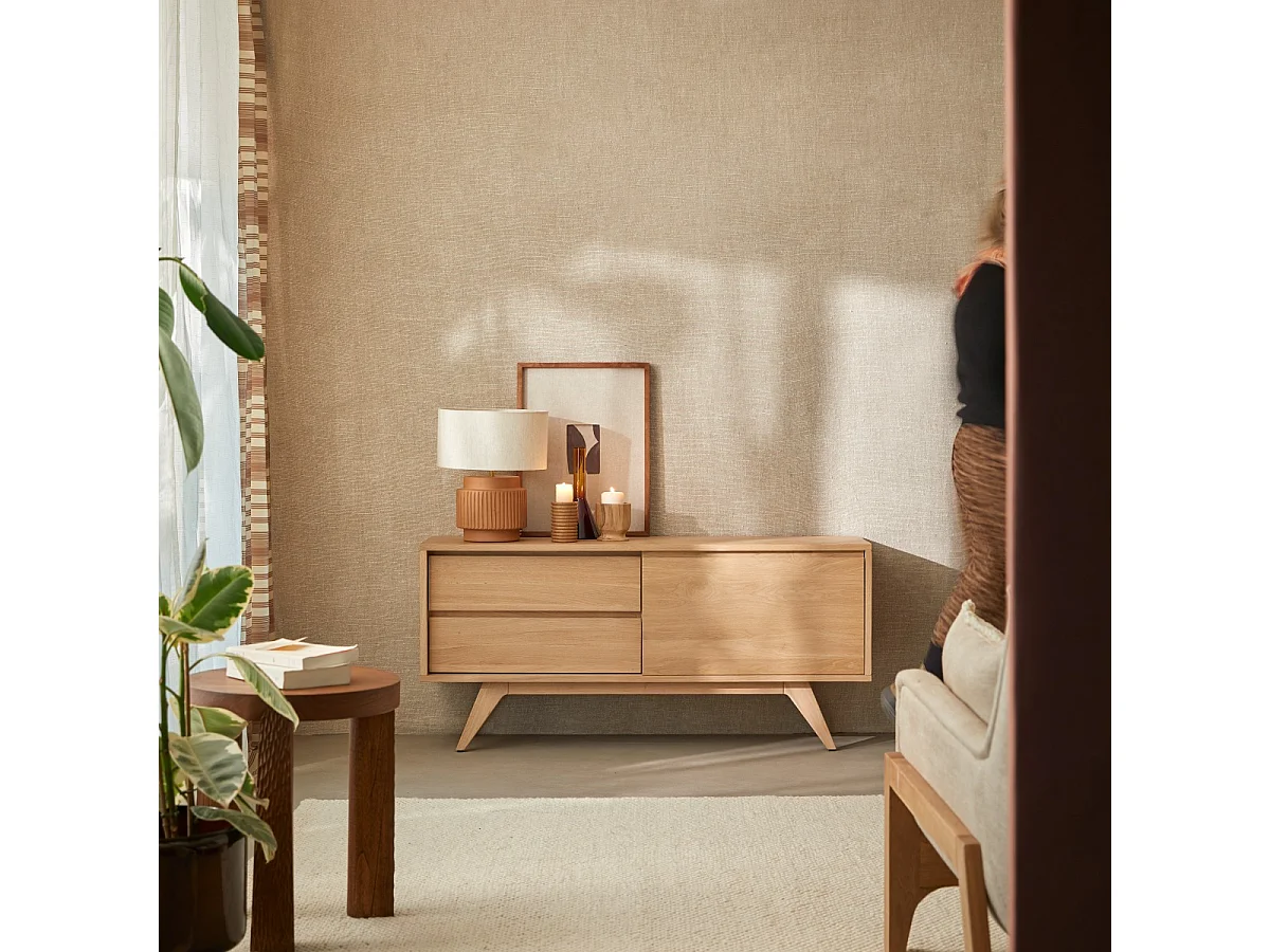 TV-Möbel aus Eichenholz 130 Esmée