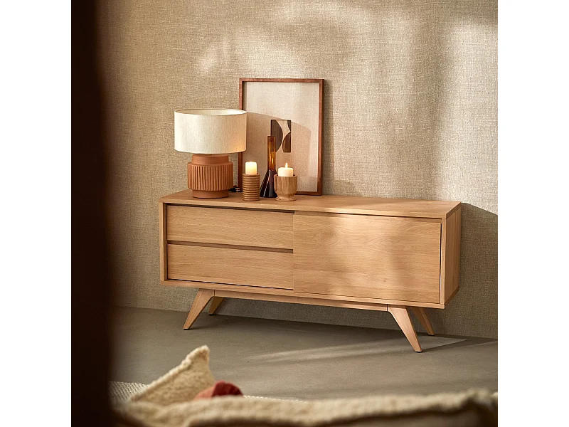 TV-Möbel aus Eichenholz 130 Esmée