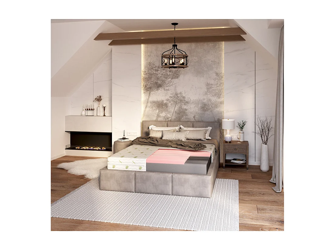 Matelas Select Max 120x200 - 18cm - Mémoire de forme - Aloe Vera