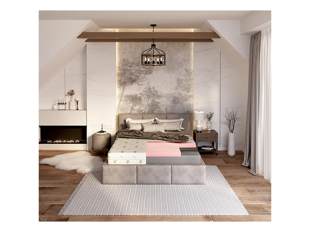 Matelas Select Max 120x200 - 18cm - Mémoire de forme - Aloe Vera