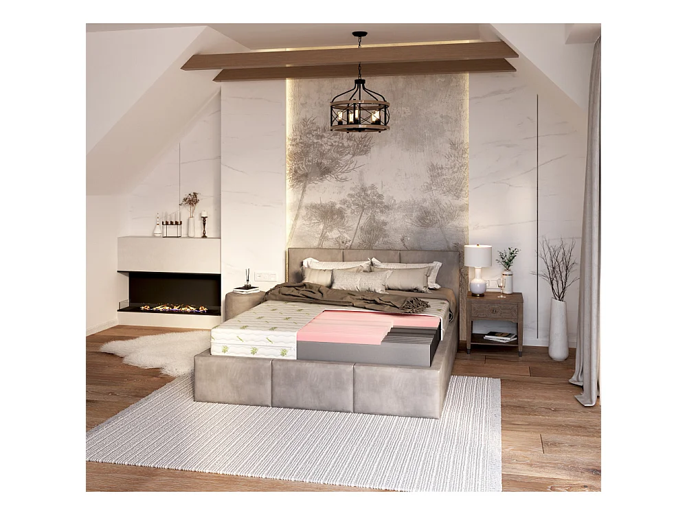 Matelas Select Max 120x200 - 18cm - Mémoire de forme - Aloe Vera