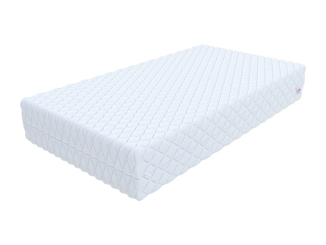 Matelas ENNA 120x200 - 19cm - Mousse de polyuréthane T25 - Ressort ensachés