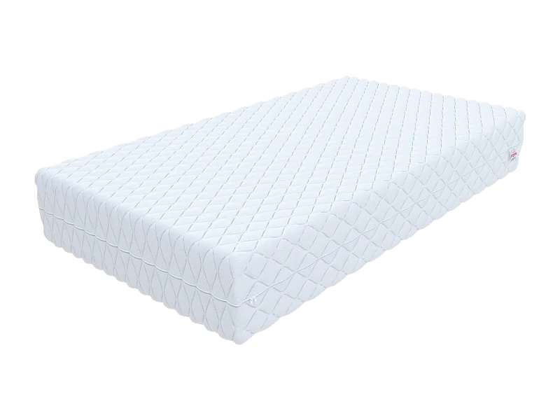 Matelas ENNA 120x200 - 19cm - Mousse de polyuréthane T25 - Ressort ensachés