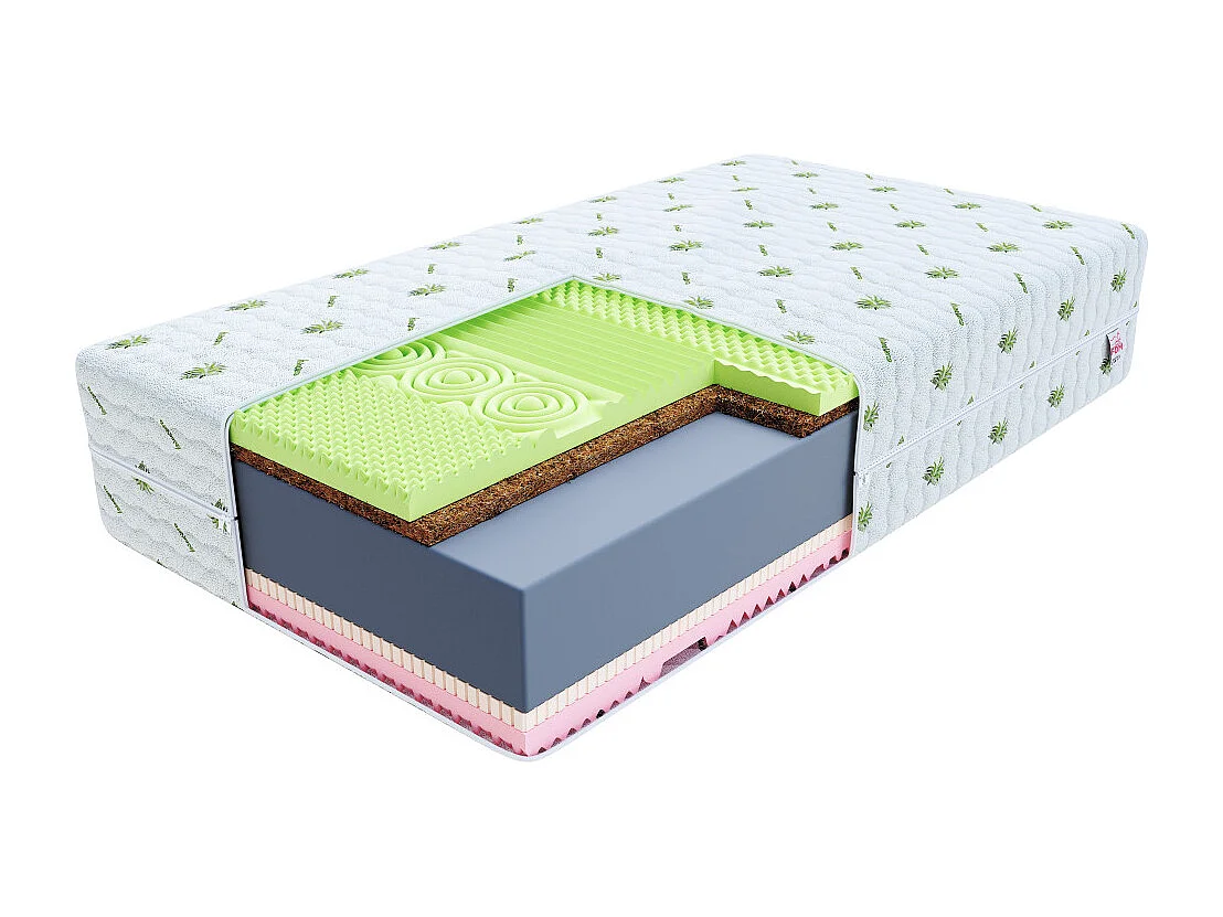 Matelas SAVONA 120x200 Mousse Mousse Polyuréthane T25 - Mémoire de forme - Latex - 22cm