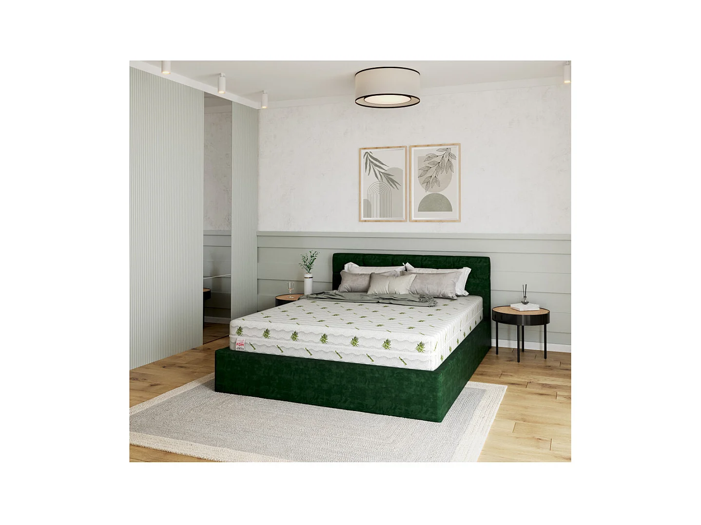 Matelas Select Max 140x190 - 18cm - Mémoire de forme - Aloe Vera