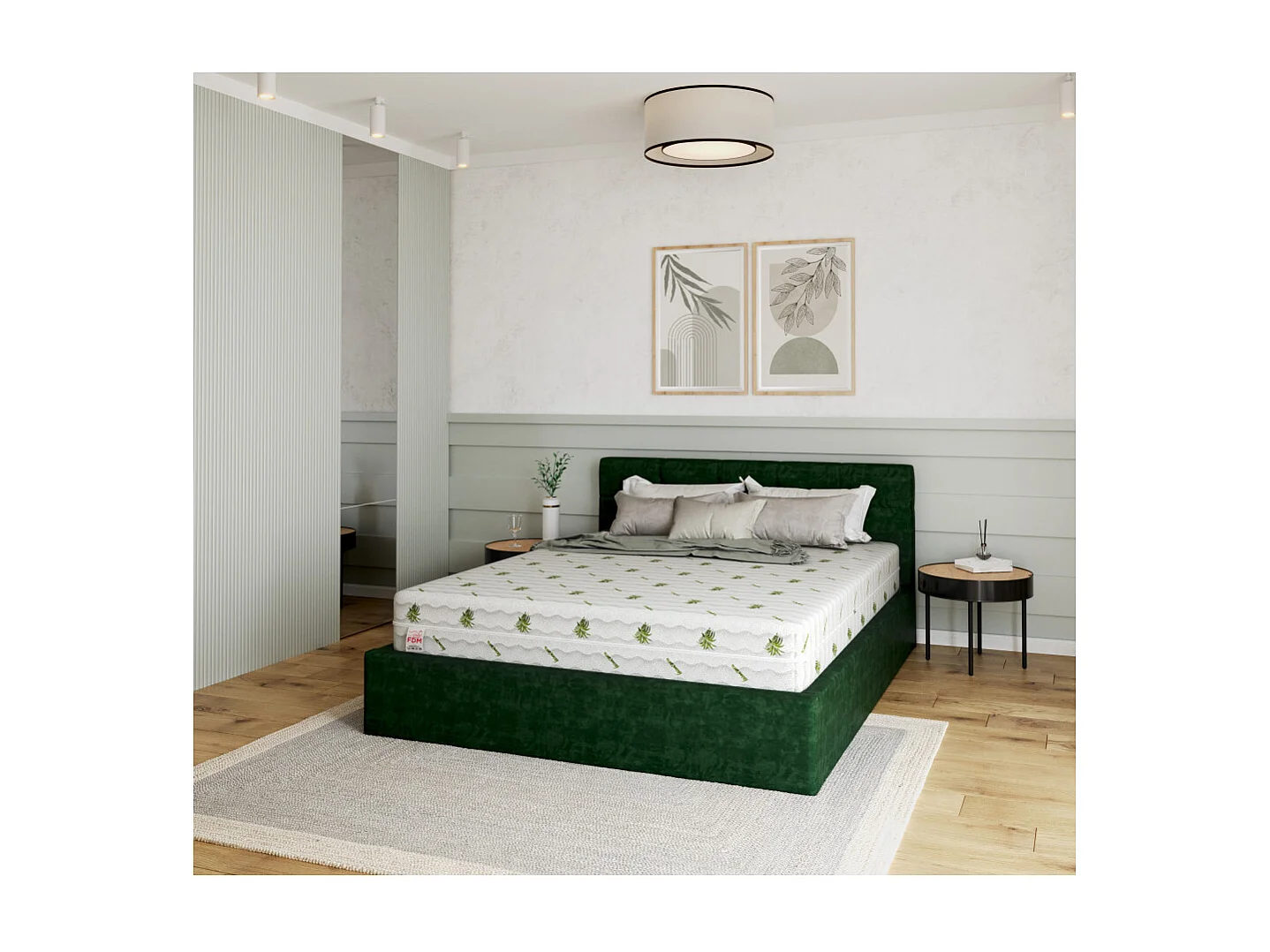 Matelas Select Max 140x190 - 18cm - Mémoire de forme - Aloe Vera