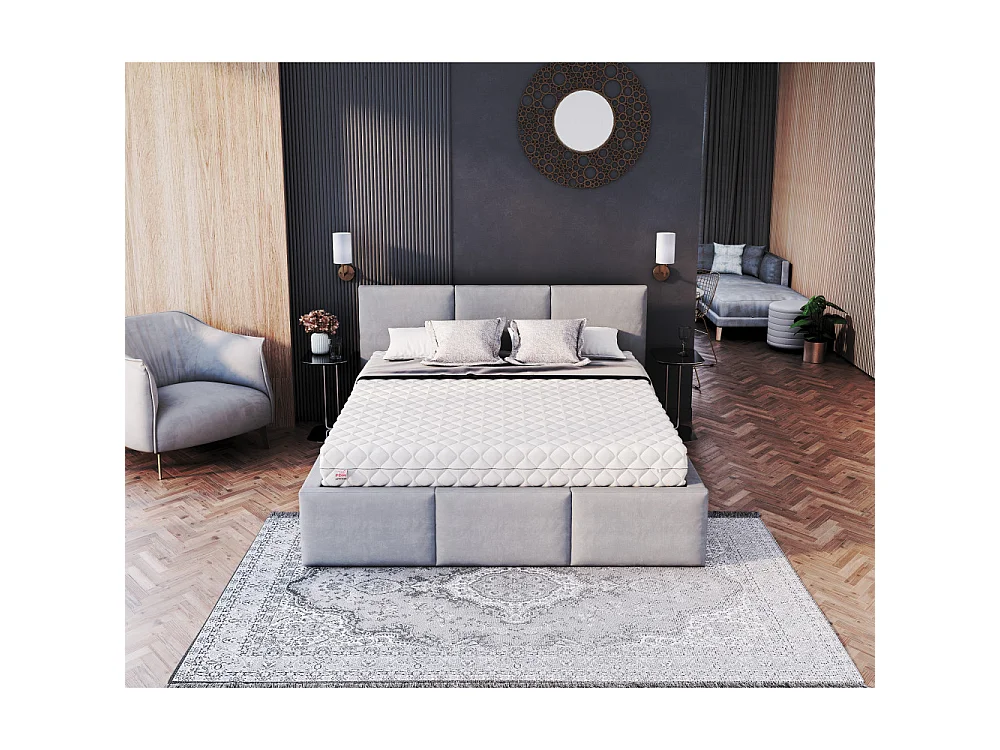 Matelas ENNA 140x190 - 19cm - Mousse de polyuréthane T25 - ressort ensachés