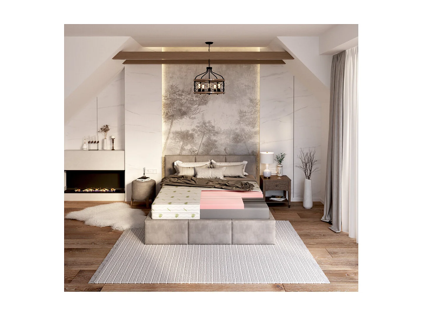 Matelas Select Max 140x200 - 18cm - Mémoire de forme - Aloe Vera