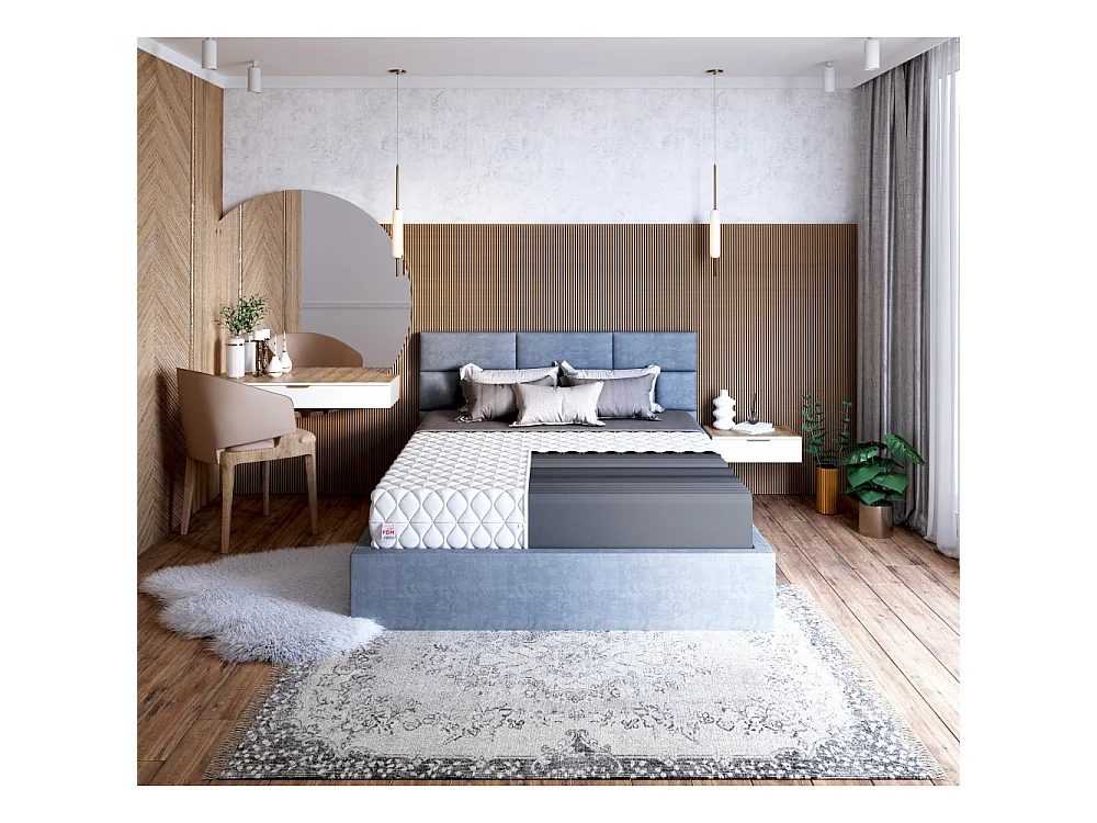Matelas LIVIA MAX PLUS  120x200 - 26cm - Mousse T25