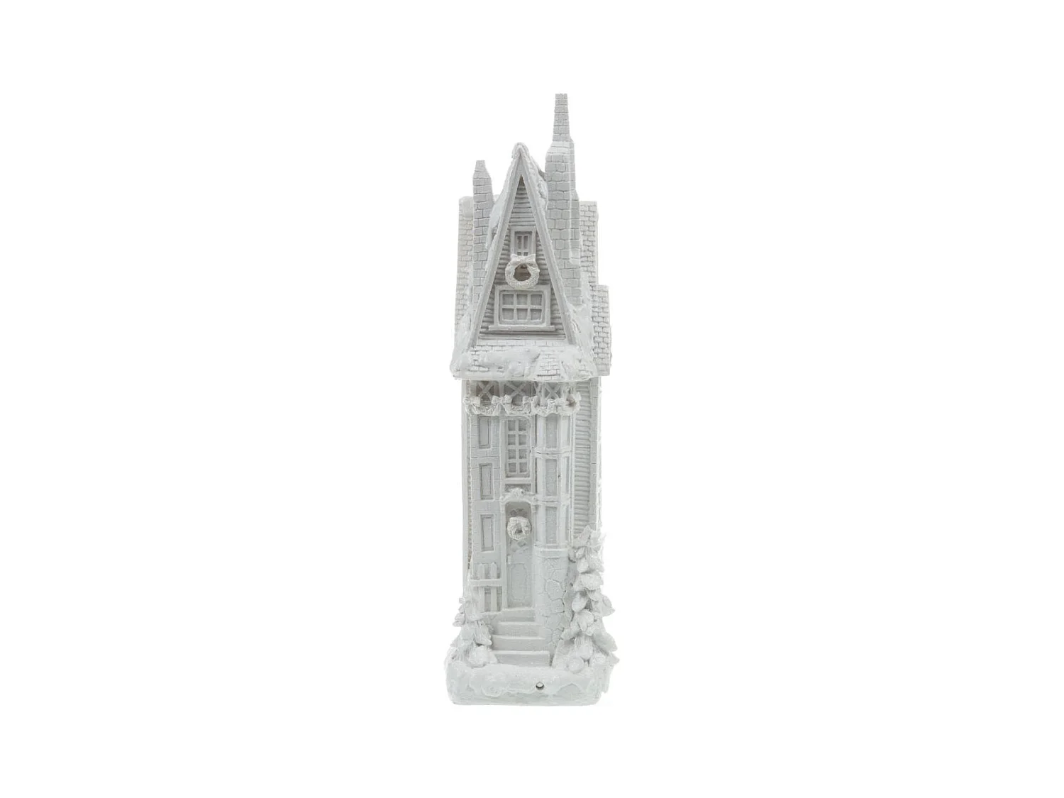 Maison de Noël haute 36 cm blanche