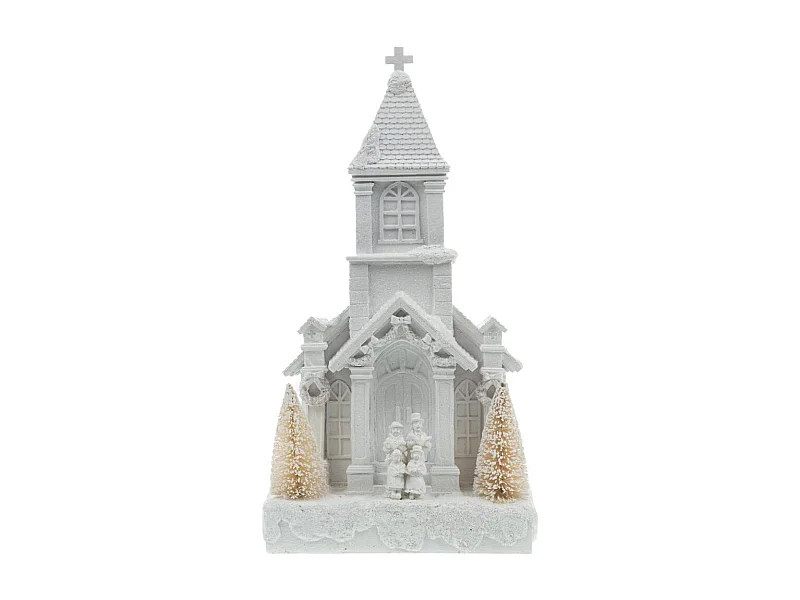 Eglise de Noël Choristes 36 cm