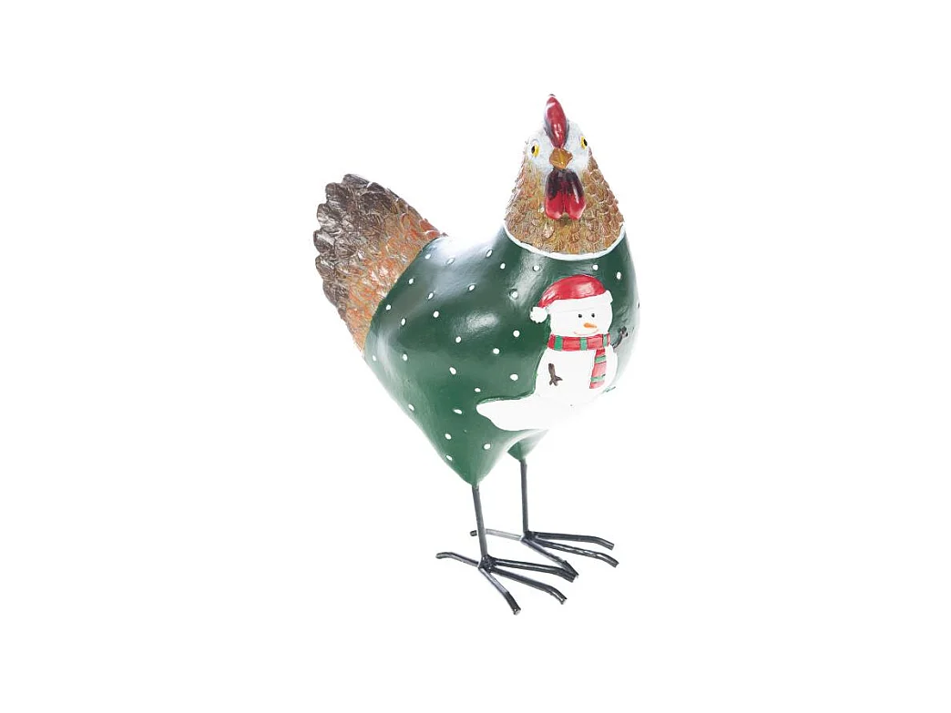 Poule Nicole pull Noël