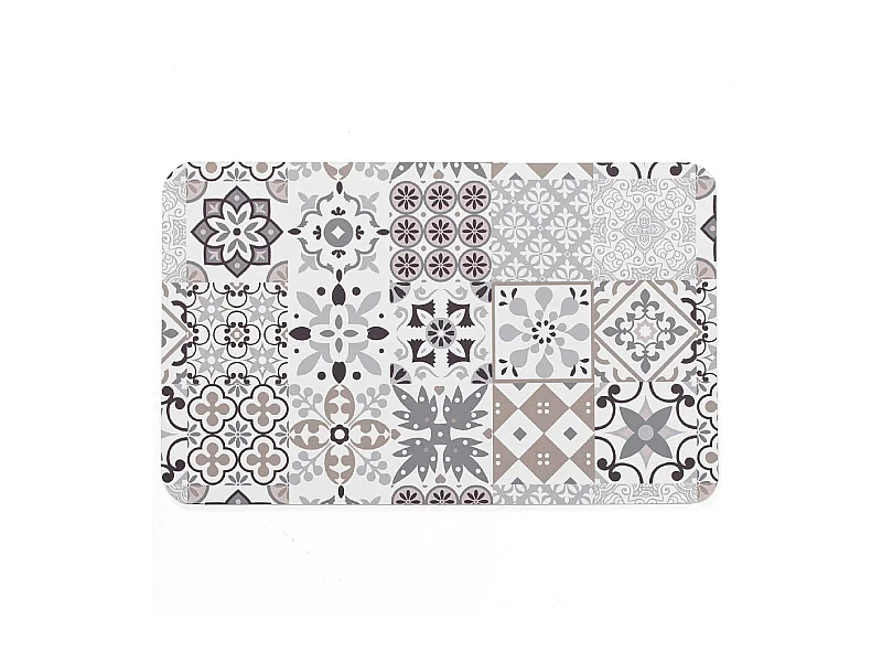 Alfombra de Baño Salou Ultra Absorbente Efecto Mosaico de Azulejos