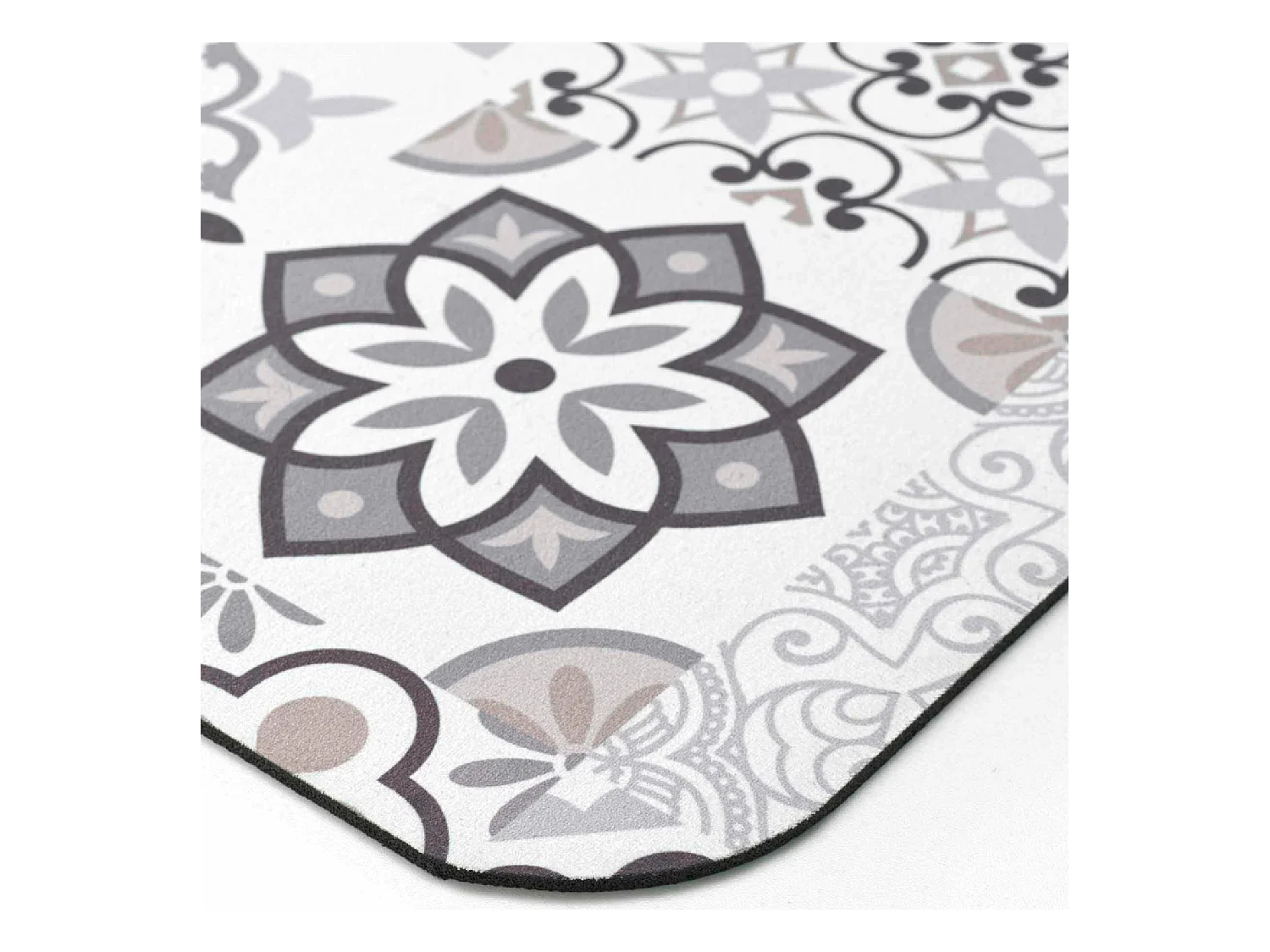 Tapis de Bain Imprimé "Salou" 50x80cm Gris
