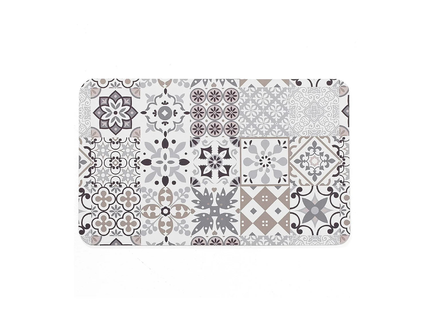 Alfombra de Baño Salou Ultra Absorbente Efecto Mosaico de Azulejos