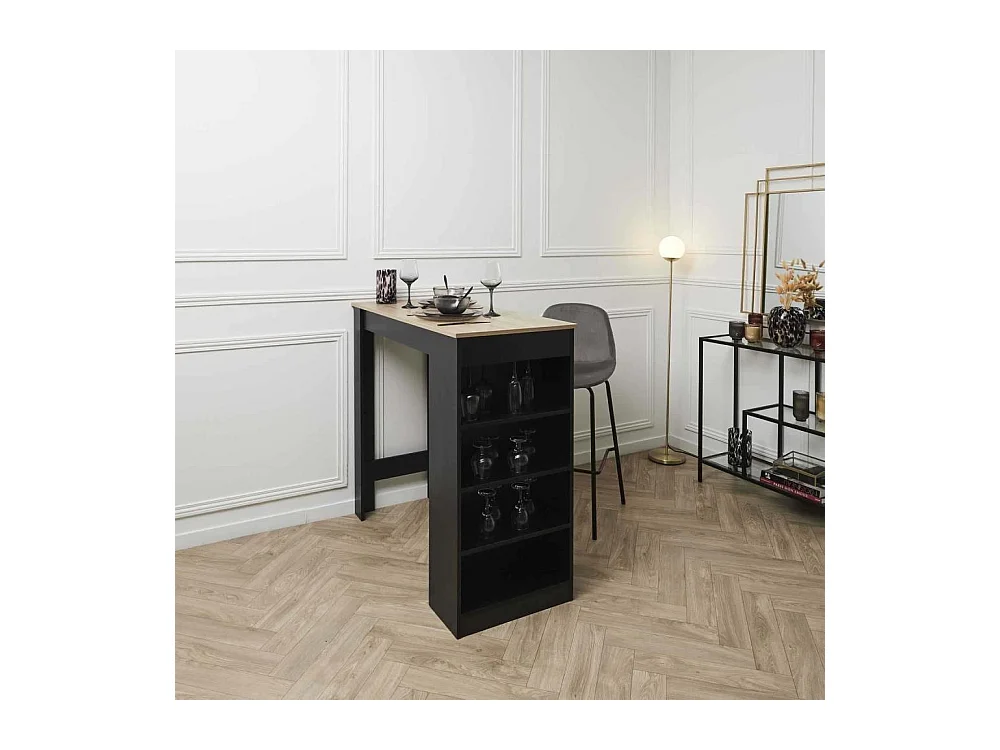 Chaise de bar en velours côtelé Giulia gris (Lot de 2)