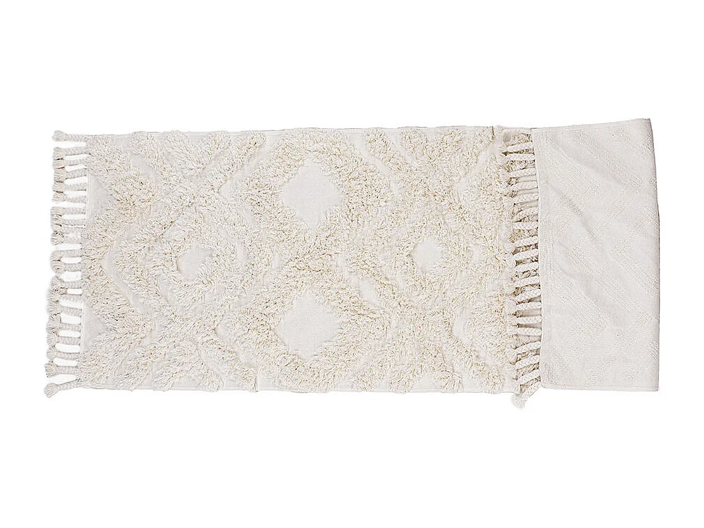 Tapis de Couloir Tufté "Hilma" 70x200cm Ivoire