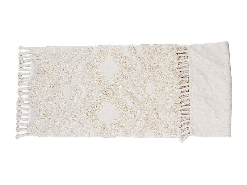 Tapis de Couloir Tufté "Hilma" 70x200cm Ivoire