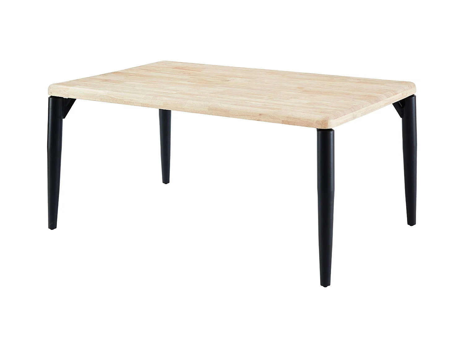 Mesa comedor fija Napi melamina roble Nordish/negro 160x100x76 cm