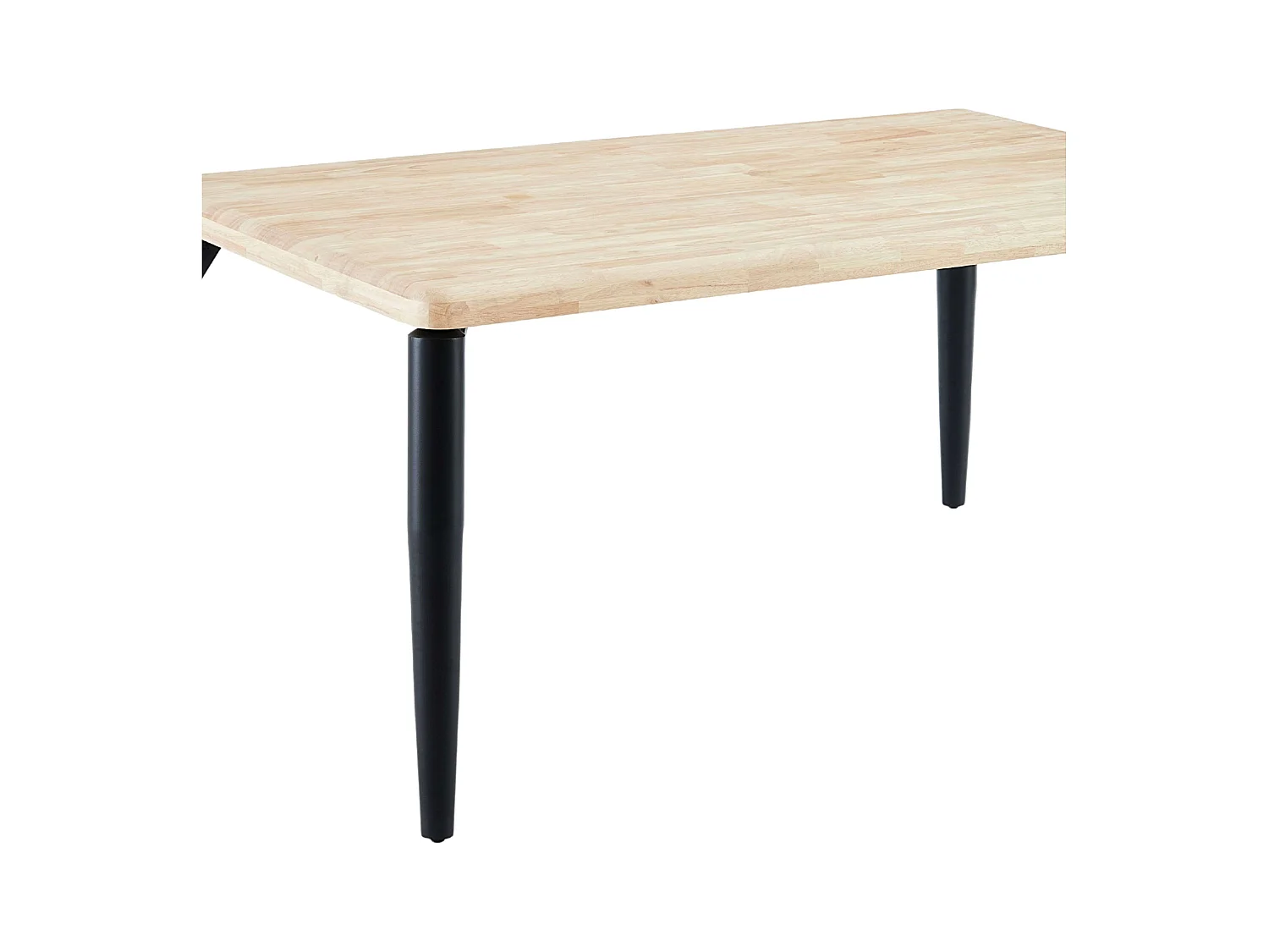 Mesa comedor fija Napi melamina roble Nordish/negro 160x100x76 cm