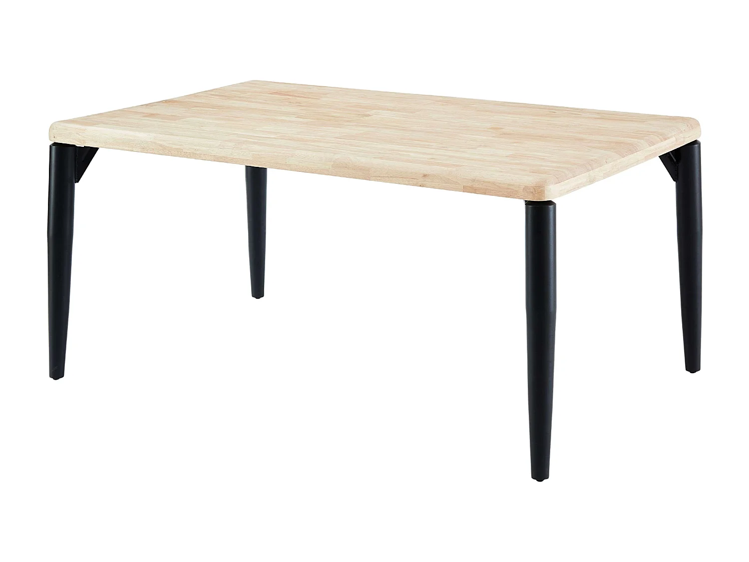 Mesa comedor fija Napi melamina roble Nordish/negro 160x100x76 cm