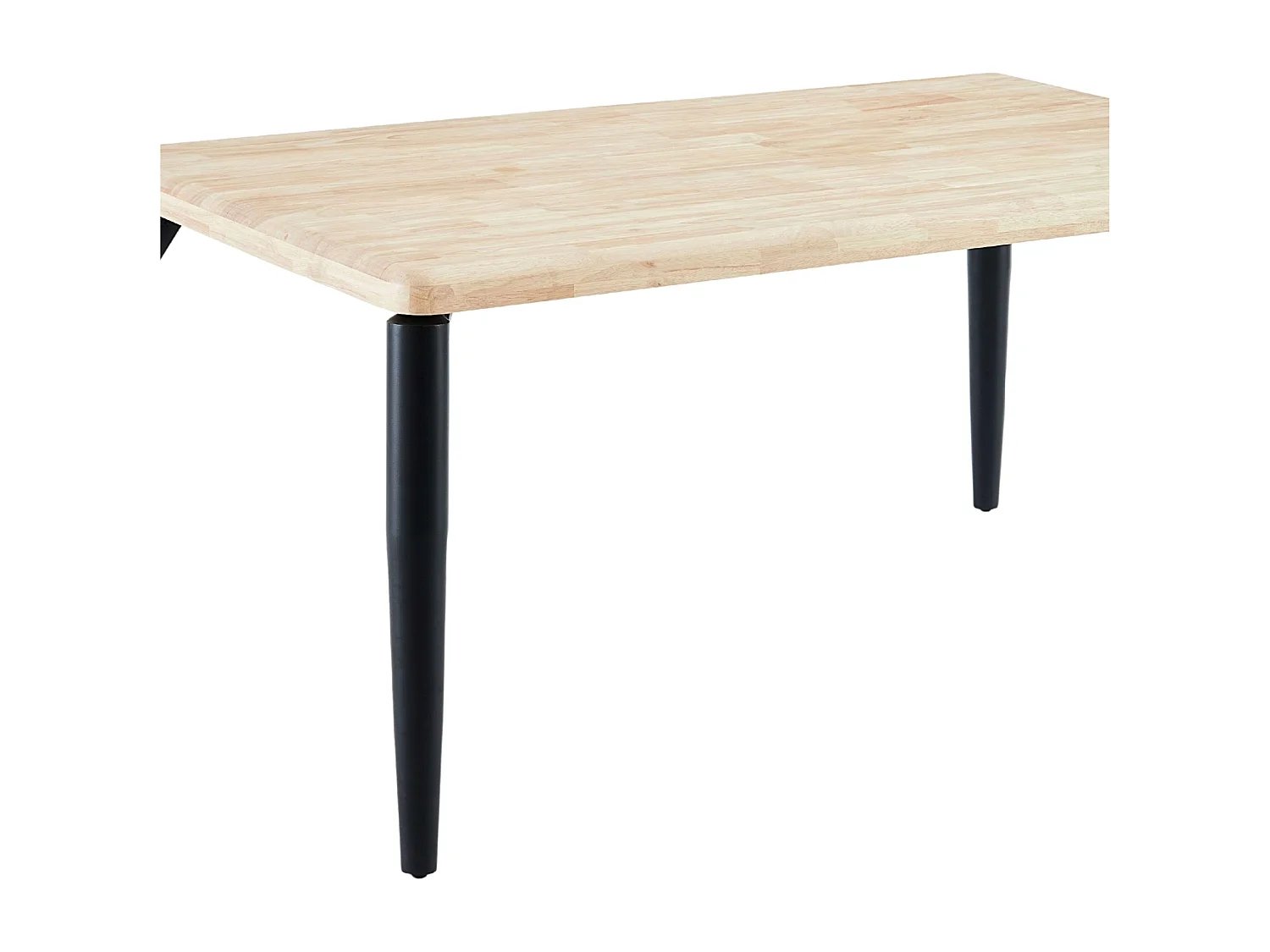 Mesa comedor fija Napi melamina roble Nordish/negro 160x100x76 cm