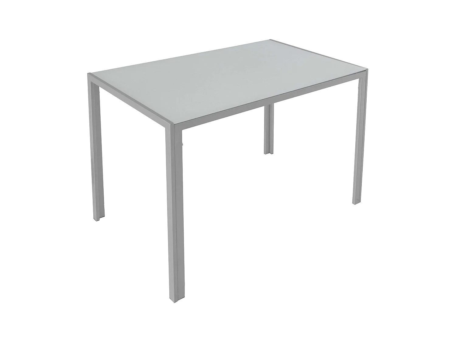 Mesa Fija Cocina Cica blanco cristal 105x75x60 cm
