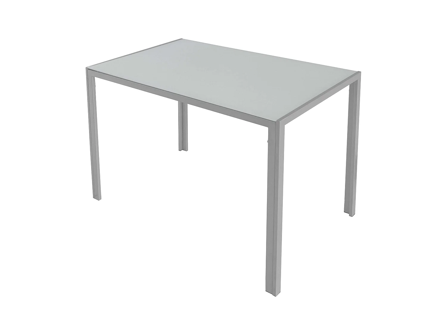 Mesa Fija Cocina Cica blanco cristal 105x75x60 cm