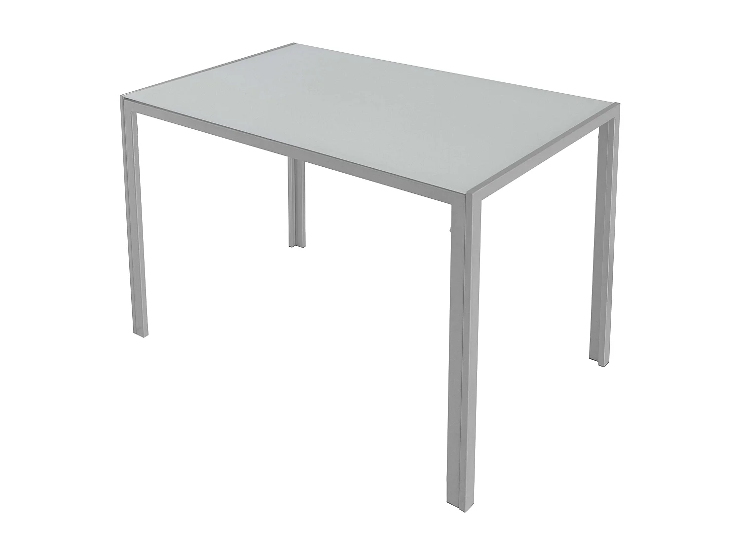 Mesa Fija Cocina Cica blanco cristal 105x75x60 cm