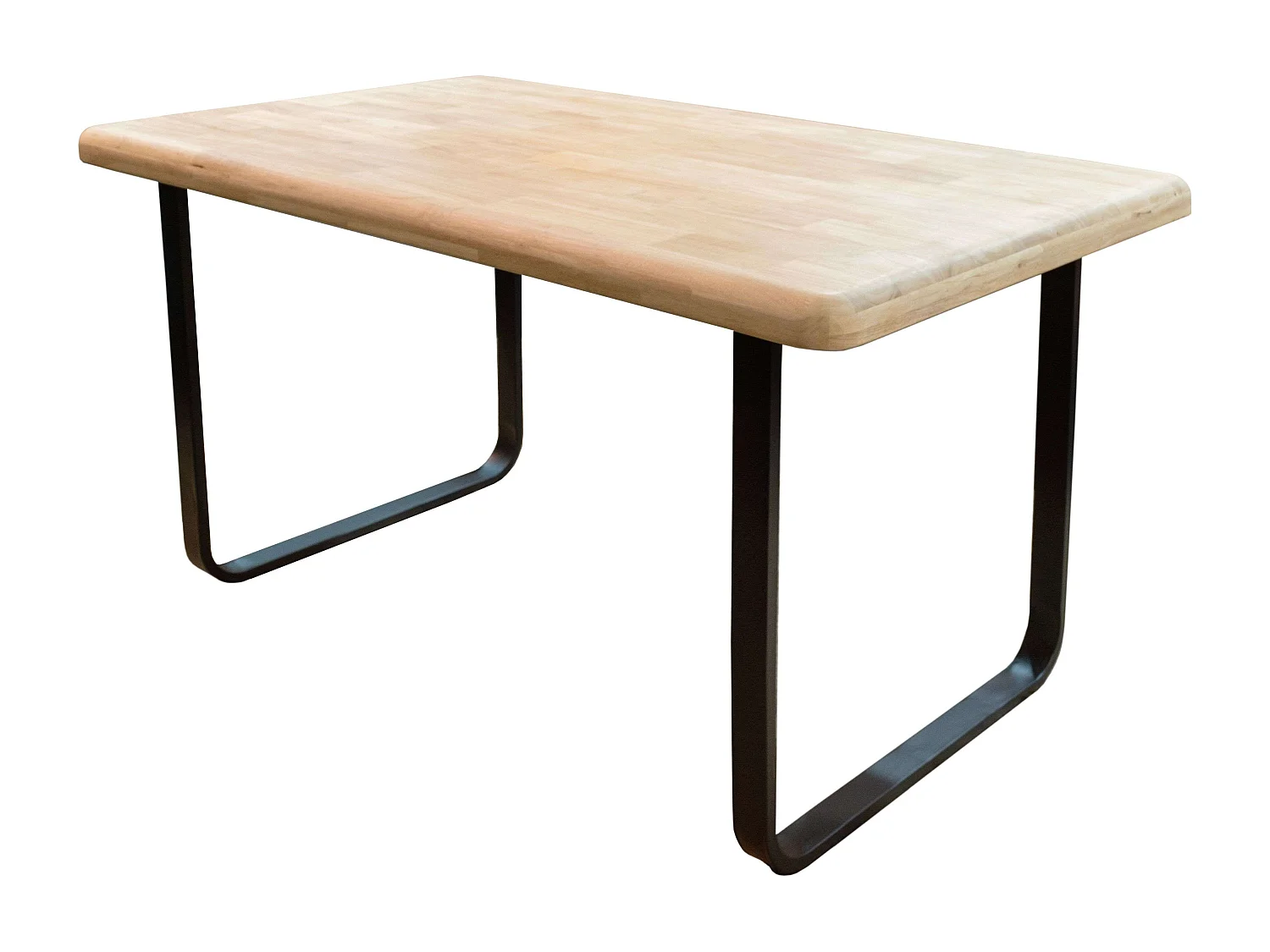Mesa comedor fija Dans roble nordish/negro 140x80x76 cm