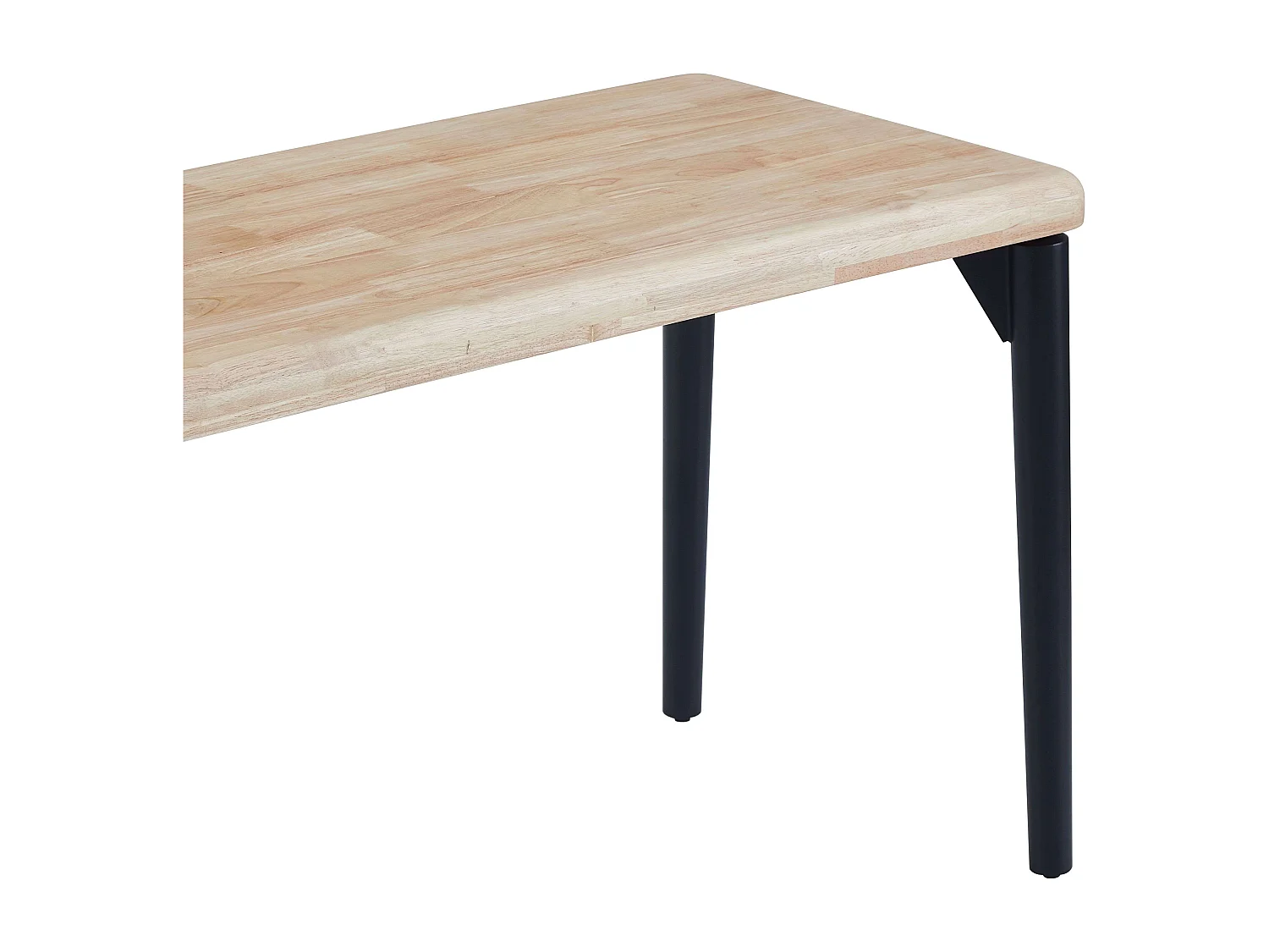 Mesa Comedor Fija Napi Roble Nordish/Negro 120x60 cm