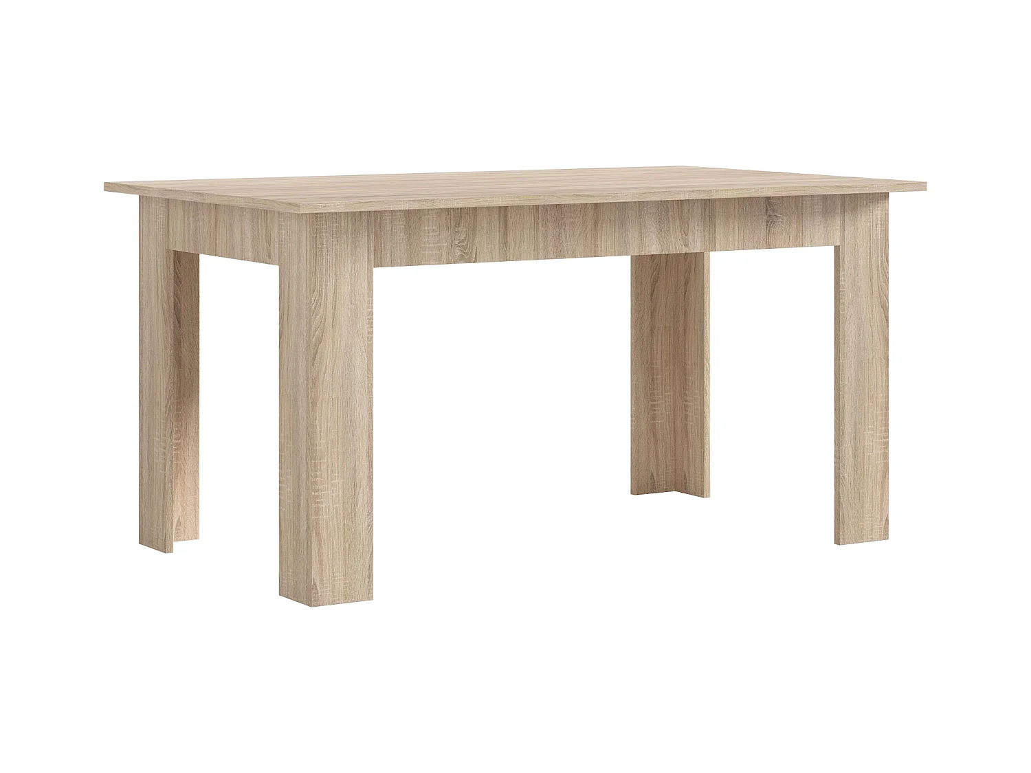 Mesa Comedor Fija Nur Contemporánea Roble Sonoma 138x80 cm