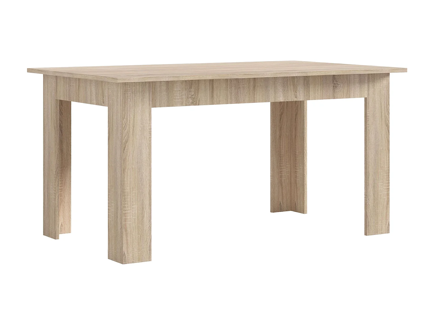 Mesa Comedor Fija Nur Contemporánea Roble Sonoma 138x80 cm