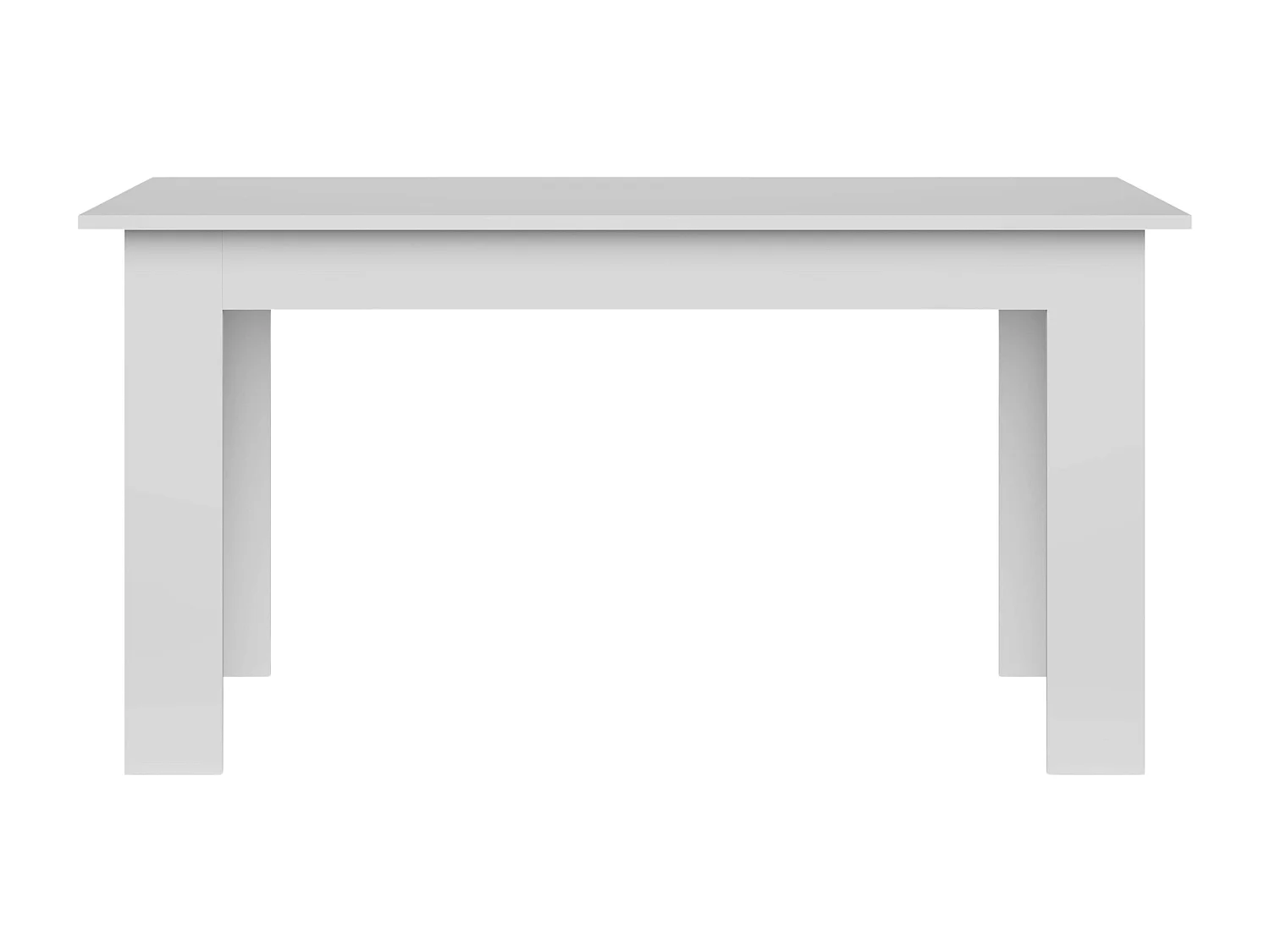 Mesa Comedor Fija Nur Contemporánea Blanco Mate 138x80 cm