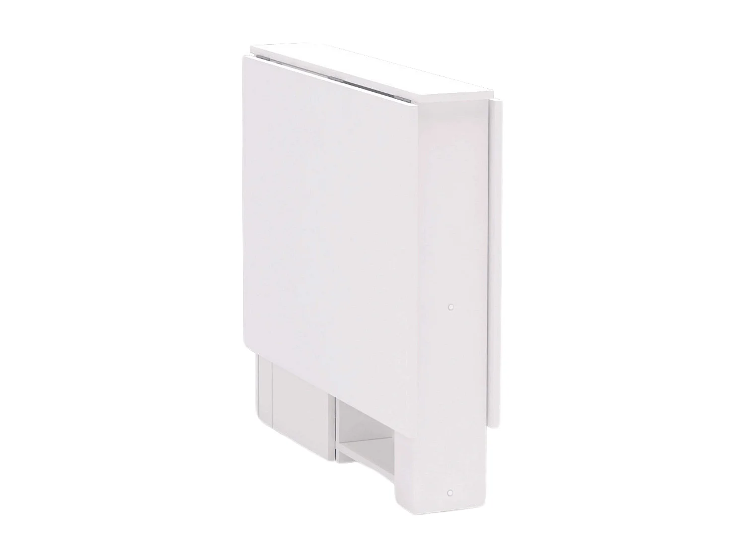 Mesa de Jantar Dobrável Swing para Cozinha Branca 132x80 cm