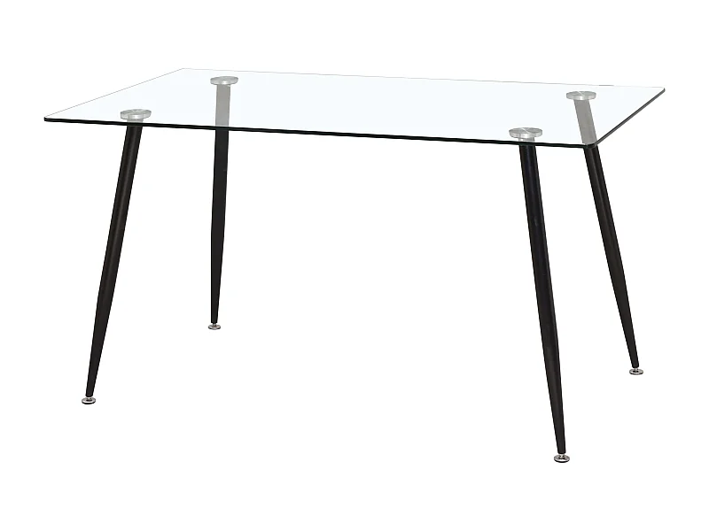 Mesa Comedor Cristal Asper para Salón Estilo Contemporáneo Moderna 120cm