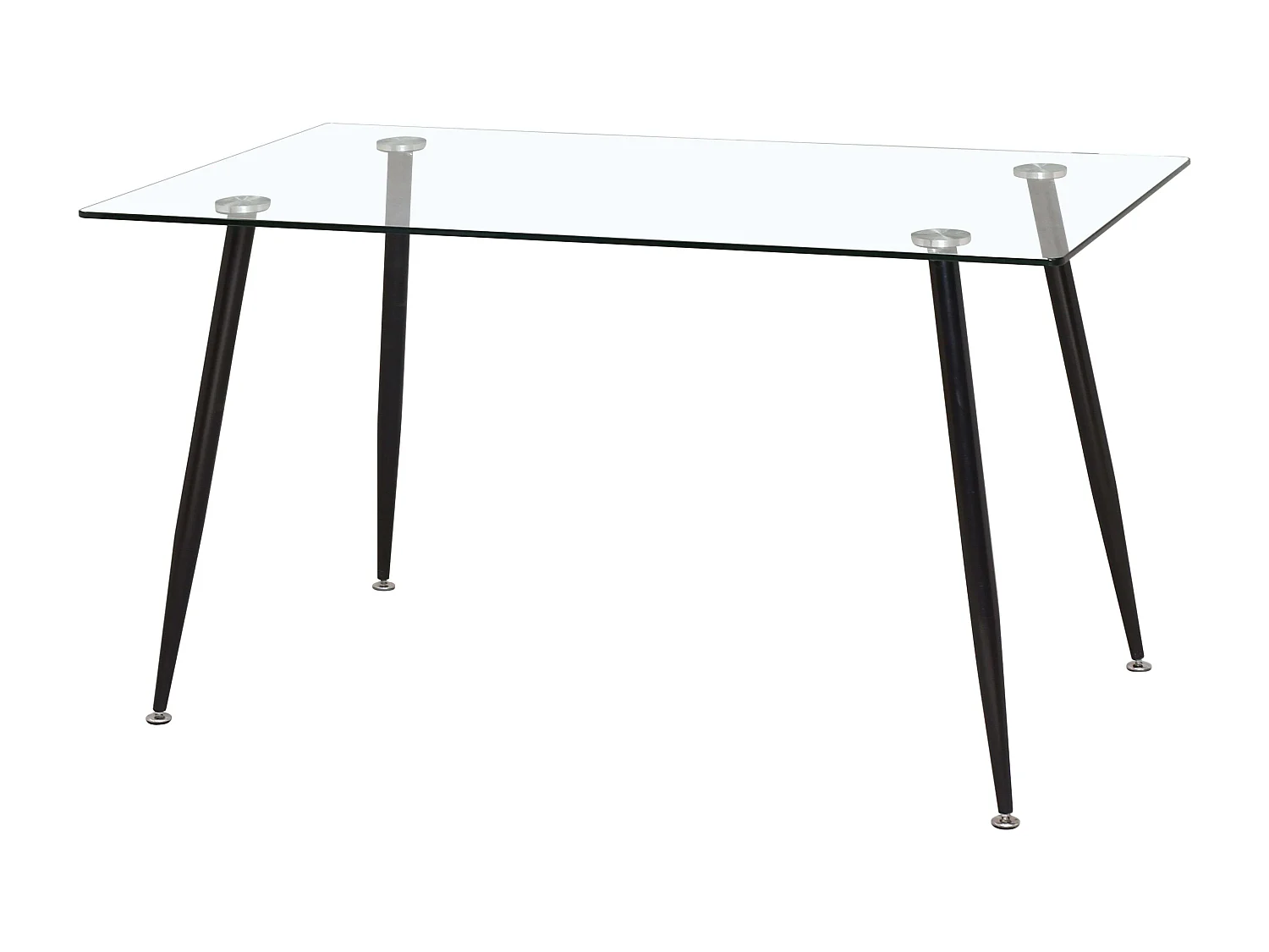 Mesa Comedor Cristal Asper para Salón Estilo Contemporáneo Moderna 120cm