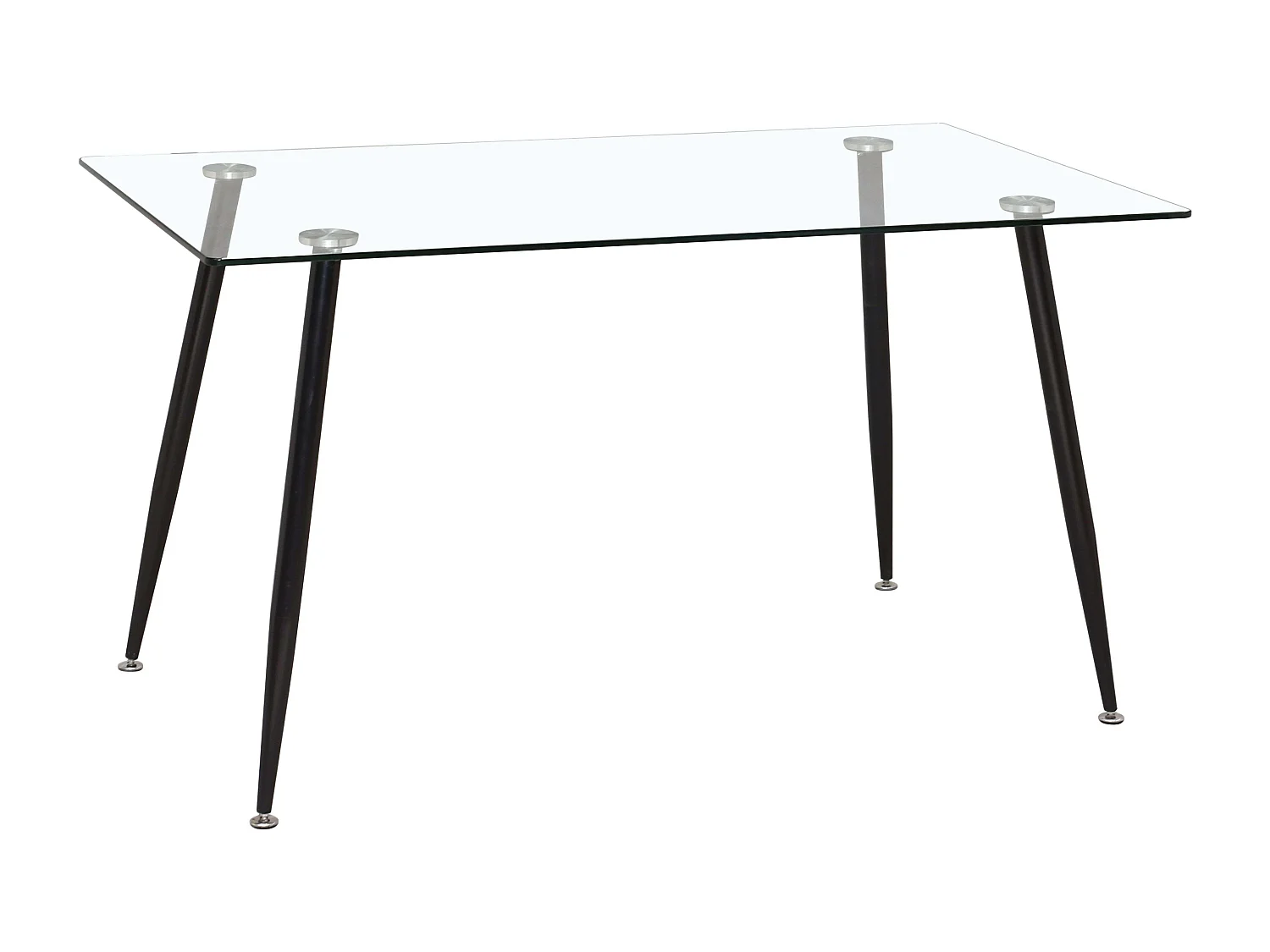 Mesa Comedor Cristal Asper para Salón Estilo Contemporáneo Moderna 120cm