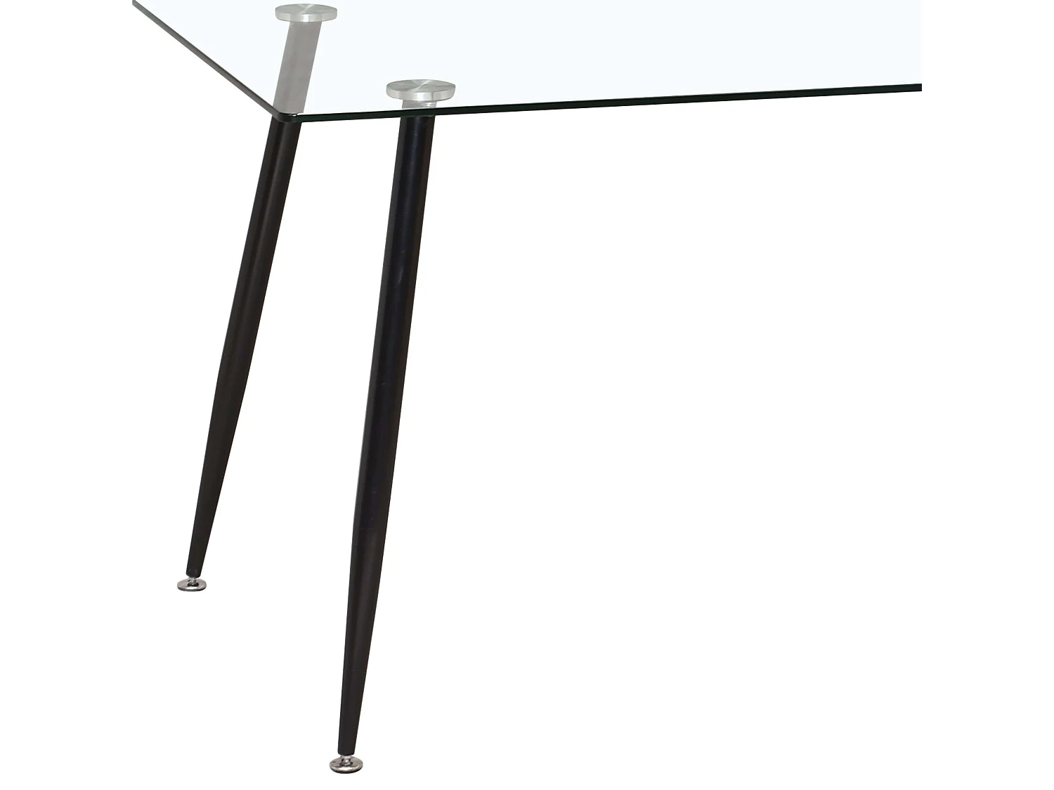 Mesa Comedor Cristal Asper para Salón Estilo Contemporáneo Moderna 120cm