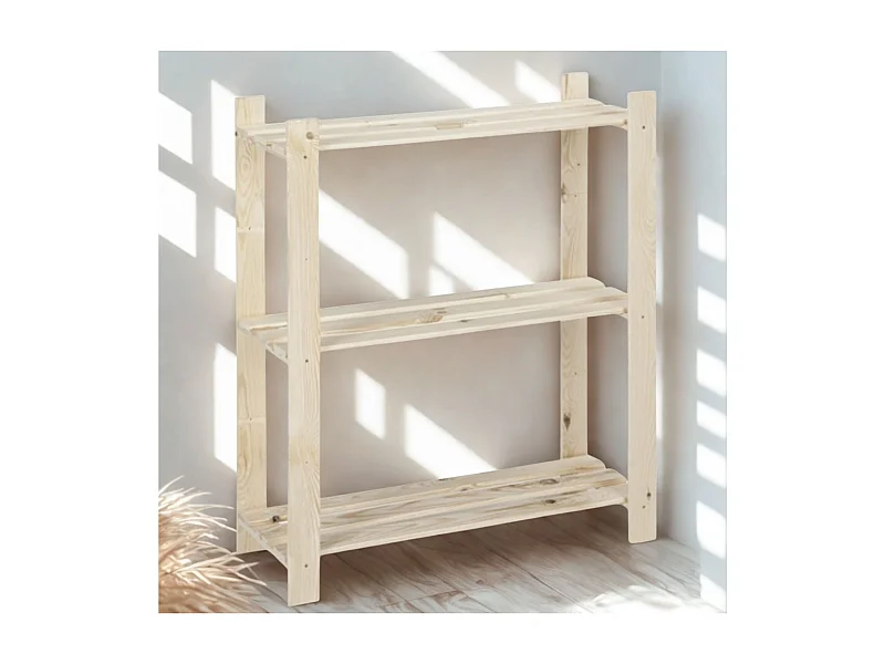 Houten plank 3 planken – 95 × 80 × 30 cm